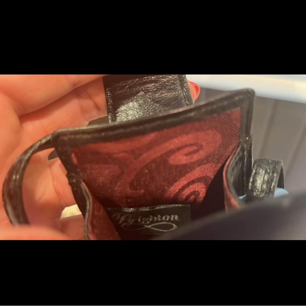 Vintage Brighton Small Bag w/ Rhinestone Heart & Strap - Picture 8 of 11